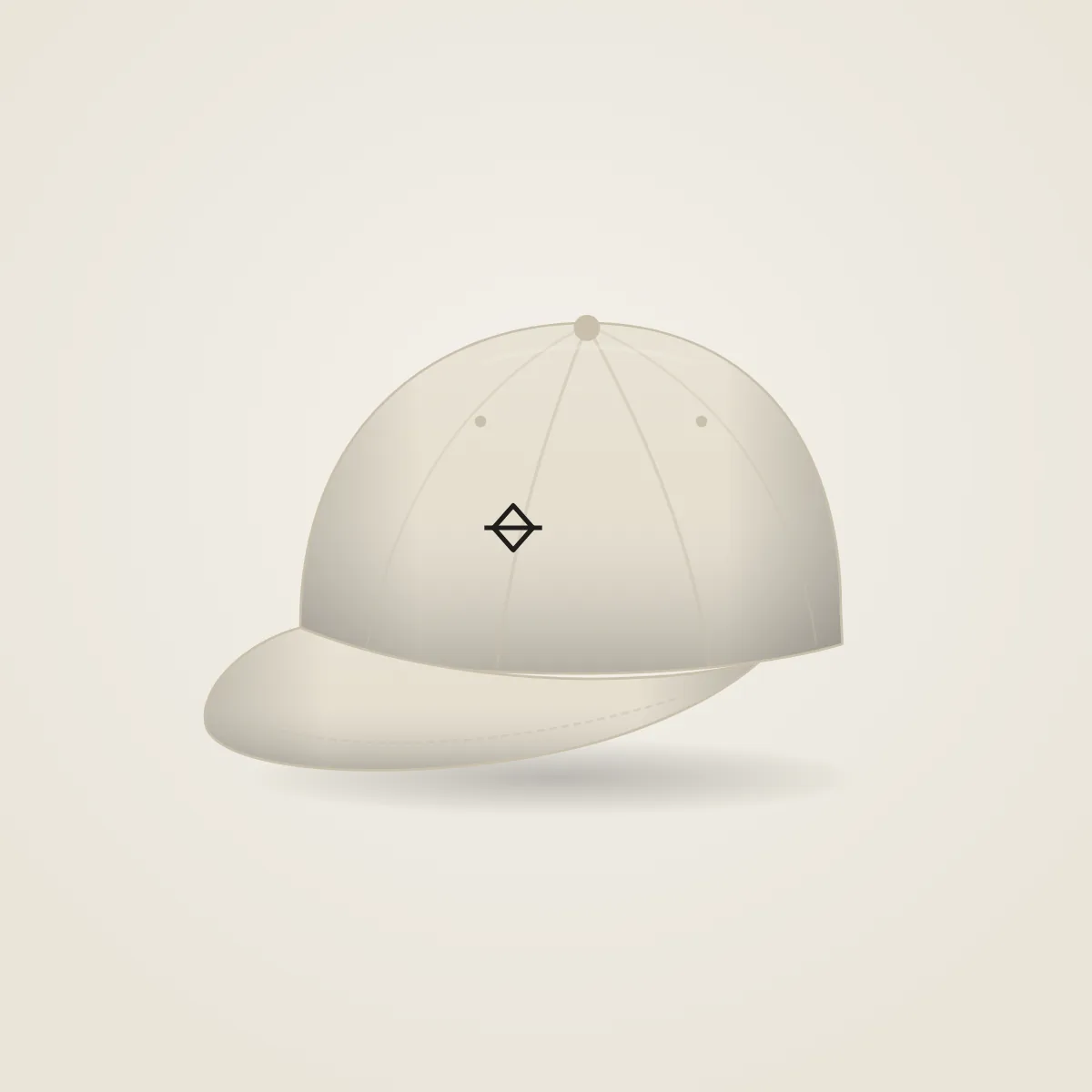 Six-Panel Cap in Bone