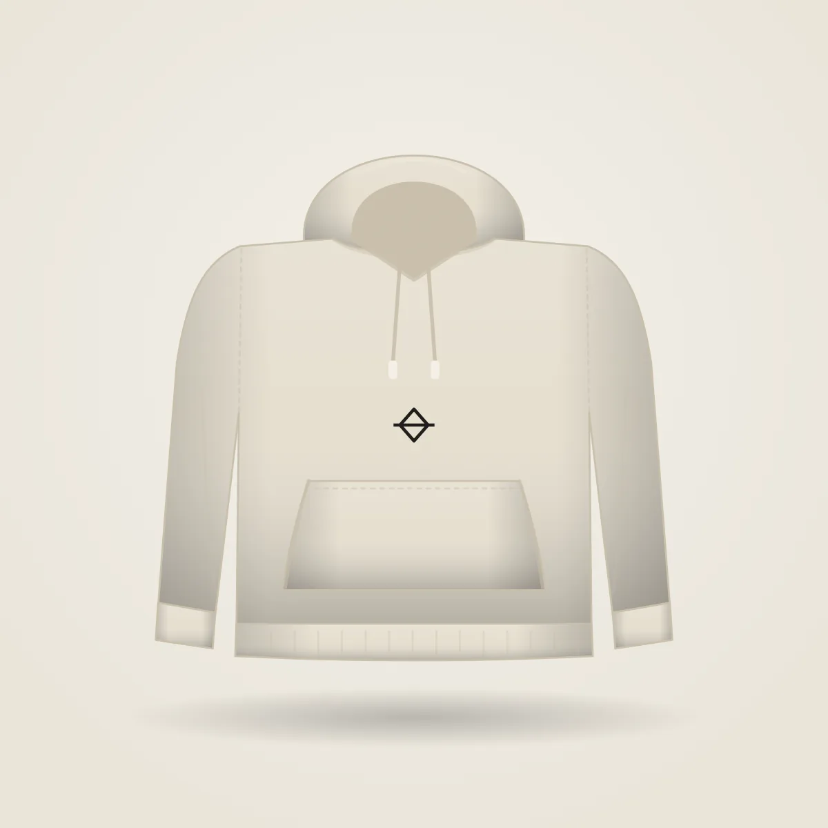 Heavyweight Hoodie in Bone